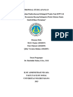 Proposal Studi Lapangan EKONOMI PUBLIK PDF