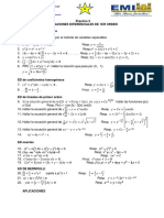 Practica 2 Ecuaciones Diferenciales de 1er Orden - 1er Parcial - Ingeniero BLADIMIR COTARI ZENTENO