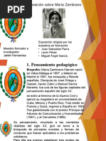 Expocision Sobre Maria Zambrano 2