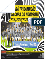 Poster Ceara Campeao Copa Do Nordeste 2023