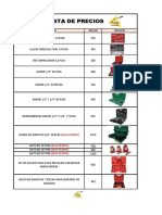 Lista de Precios A. Abril
