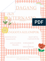 Perdagang AN Internasio NAL: Oleh: Kelompok 3