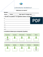 Evalaución de Matemáticas