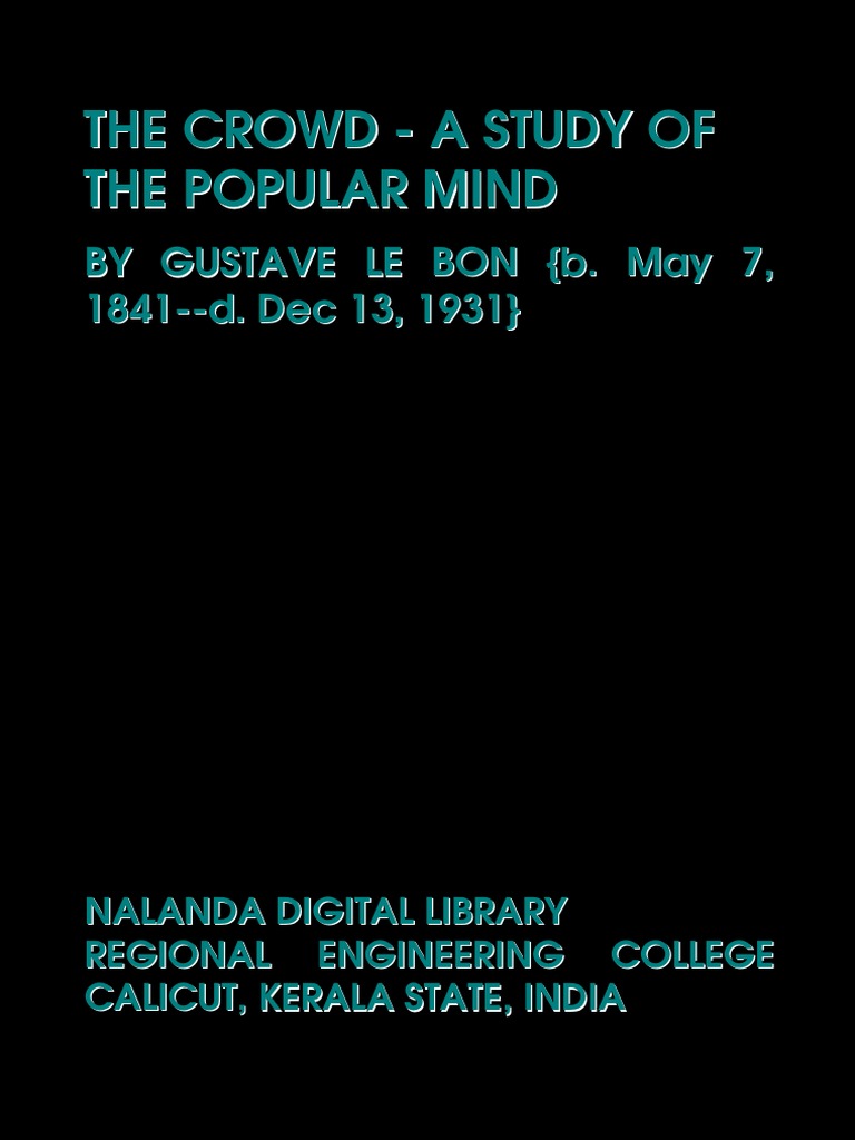 Crowd Pdf Mind Taxes