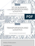 Logistics and Transportion