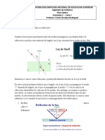 Fibra óptica-Refracción reflexión