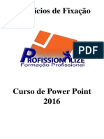 Exercícios de Fixação Power Point