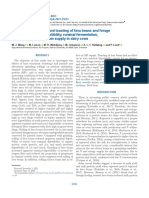 Effects of Particle Size and Toasting of Fava Beans and Forage 2022 Journal