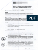 Lineamiento Registros EPP Covid 19