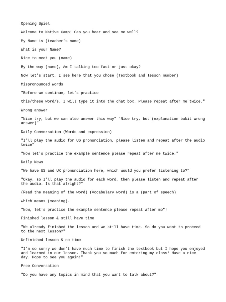 NATIVECamp NOTES PDF