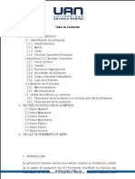 Estructura Entrega de Trabajo Final Diseño de Planta