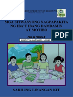 Fil 8 Q4 Week 5 Mga Sitwasyong Nagpapakita NG Ibat Ibang Damdamin at Motibo