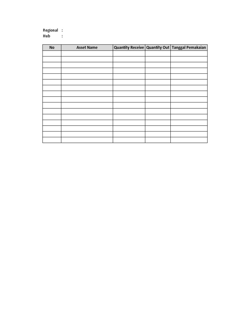 Form Stockcard Pdf