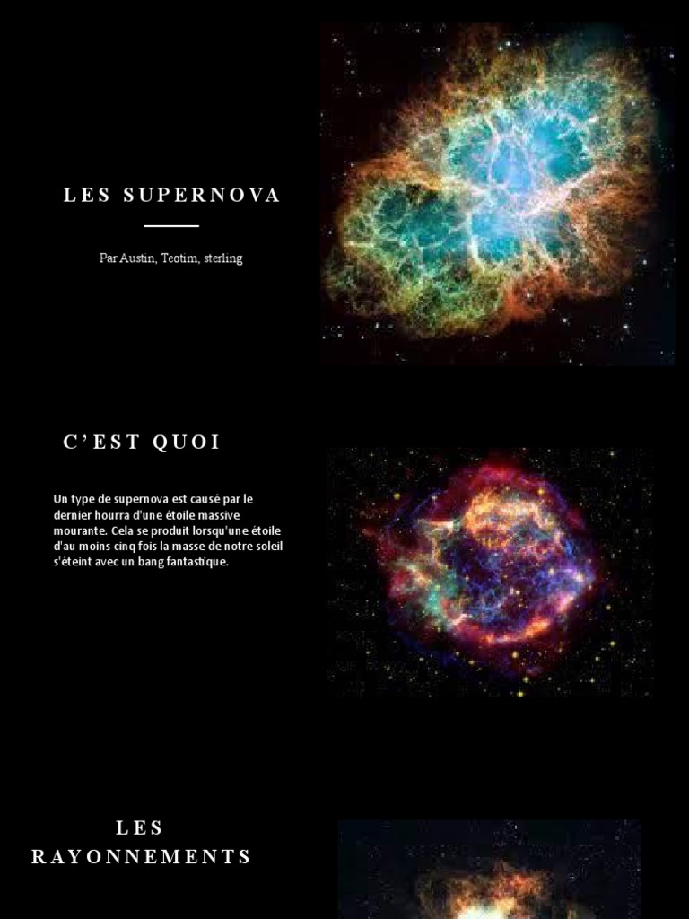 Supernova | PDF | Sciences et mathématiques | Jeunes adultes