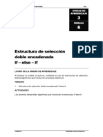 IA - Estructura de Seleccion Doble Encadenada IF-ELSE-IF PDF