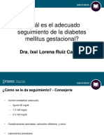 ¿Cuál Es El Adecuado Seguimiento A La Diabetes Mellitus Gestacional - PDF