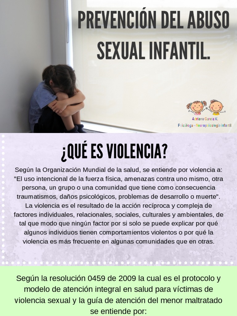 Factores protectores y de riesgo para prevenir el abuso sexual infantil ...
