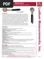 Ludlum Model 44-9 Detector Manual | PDF