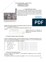 2021 - 5. Apostila - Equaes 2grau PDF