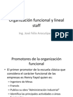 6 Organizacion Funcional y Linea Staff 6