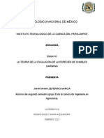 Ensayo de La Teoria de Las Especies de Charles Darwin