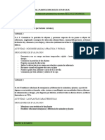 Planificación semanal de parvulario con objetivos de aprendizaje