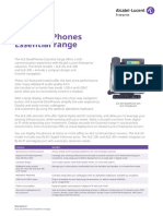 ALE DeskPhones Essential Range Datasheet en PDF