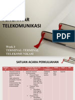 Pengantar Telekomunikasi Terminal Komunikasi