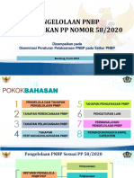 Paparan Diseminasi PP 58 Tahun 2020