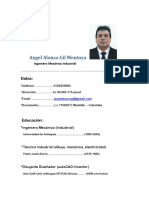 Angel Alonso Gil Montoya: Datos