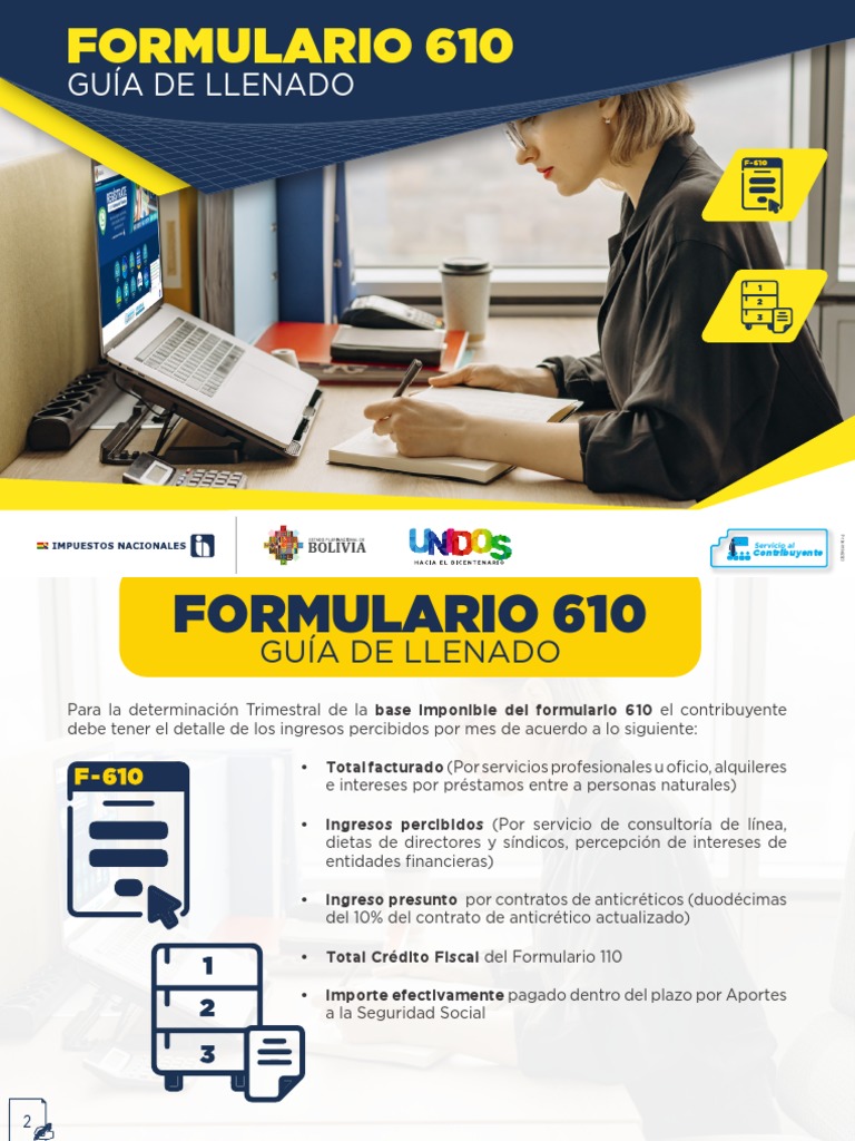 Guía para Llenar el Formulario 610 | PDF | Economias