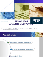 1 - Pengantar Analisis Multivariat