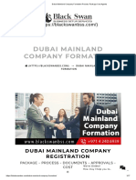 Dubai Mainland Company Formation Process Package Cost Agents