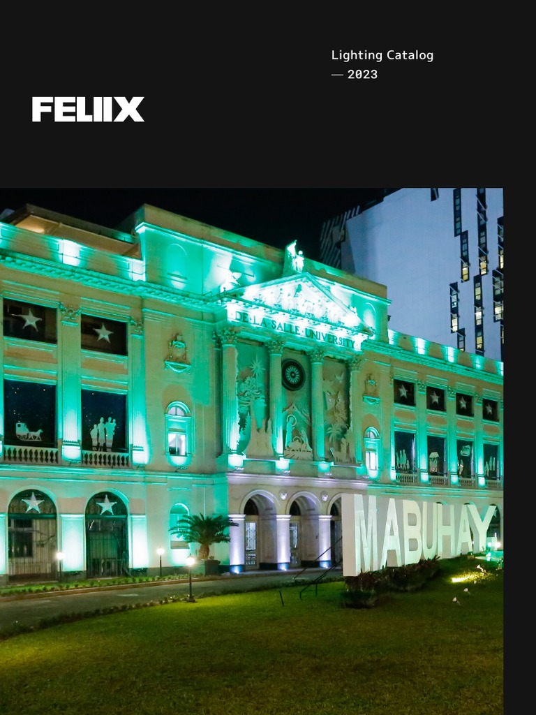 Feliix Lighting Catalog 2023 PDF PDF Lighting Components