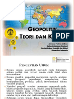 Geopolitik Teori Dan Kajian PDF PDF