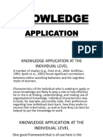 Knowledge Application PDF