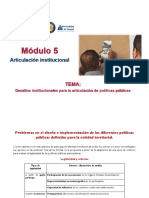 6.1. Problemas en El Diseno e Implementacion de Las Diferentes Politicas Publicas