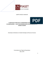 Gestão de conflitos e satisfação dos colaboradores em empresa de telecomunicações