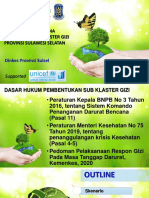 Ahmad Ismail, SKM, M.Kes - Penyusunan Renkon Sub Klaster Gizi Prov. Sulawesi Selatan PDF