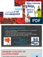 Salesmanship, A Form of Leadership - 1