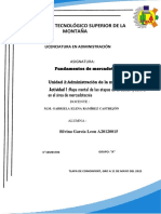 Etapas de Dirección y Control El El Área de Mercadotecnia