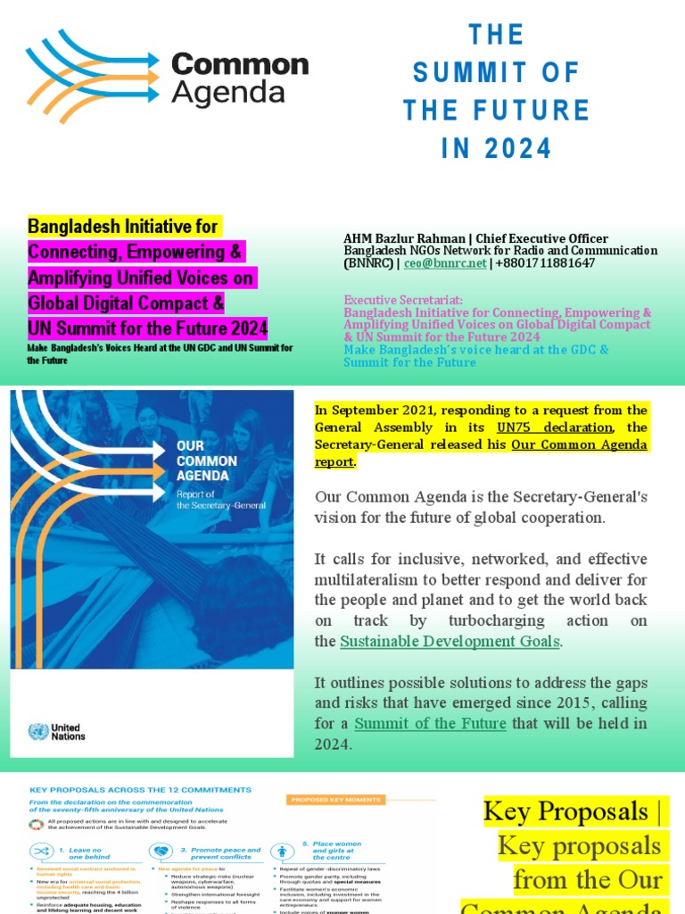 UN Summit of The Future 2024 PDF