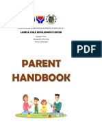 eccd parent handbook cover page