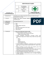 SOP Identifikasi Pasien