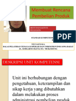 Membuat Rencana Pembelian Produk