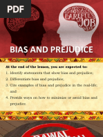 Bias and Prejudice PDF