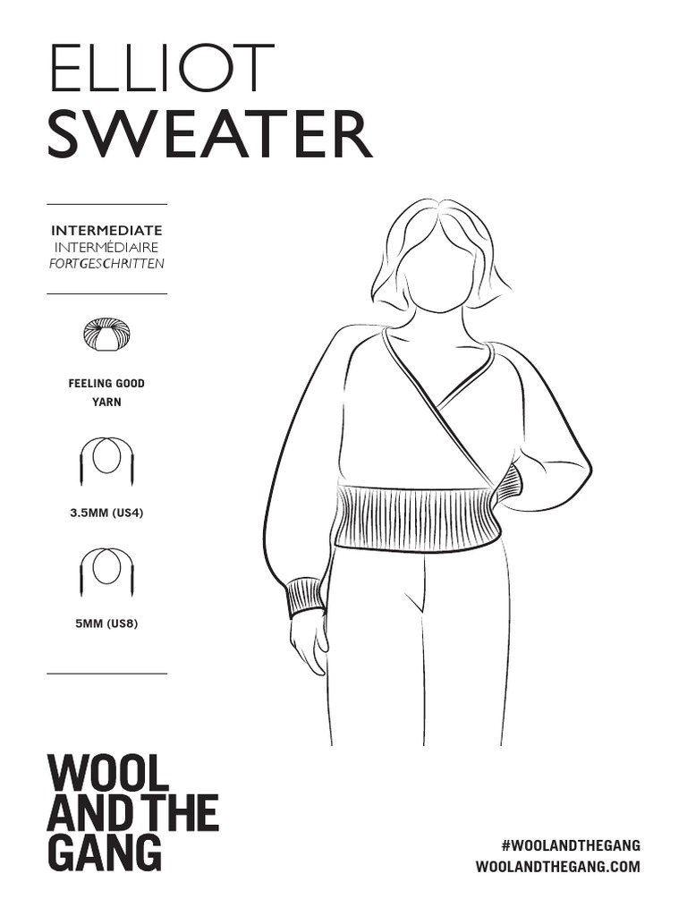 Elliot Sweater Pattern V234767055 A5 ELLSWE 01 PDF | PDF