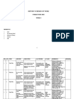 History Scheme Form 4 2022