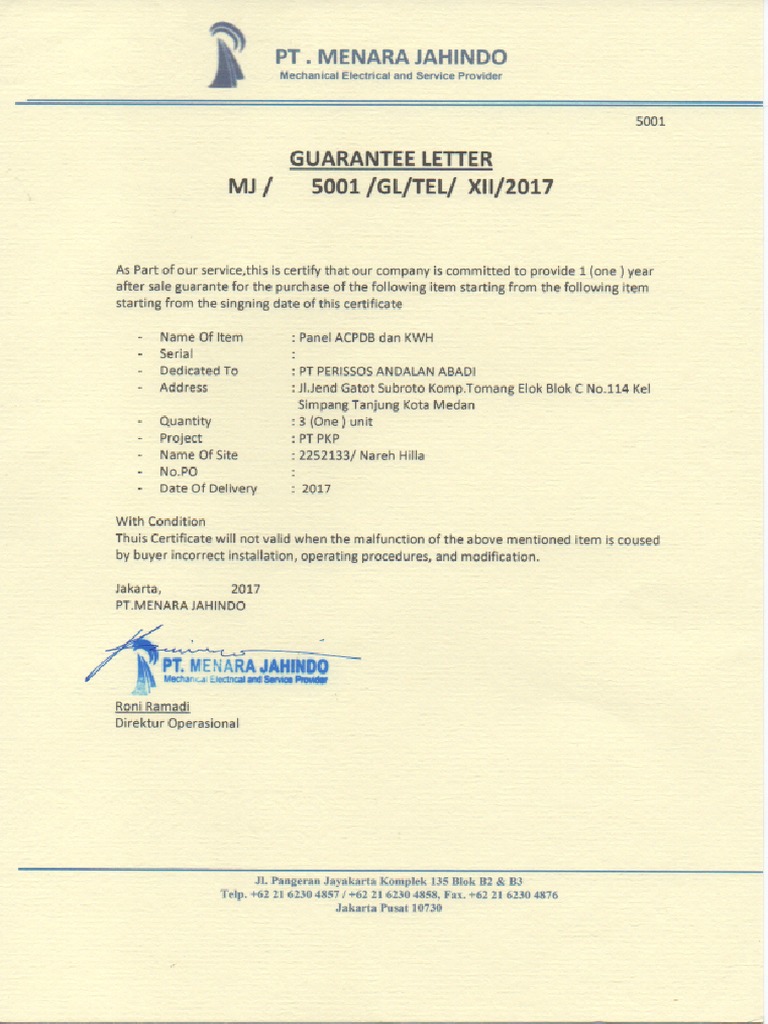 Sertifikat Panel Obl Pdf
