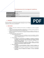 Fundamentos de la Investigación Académica